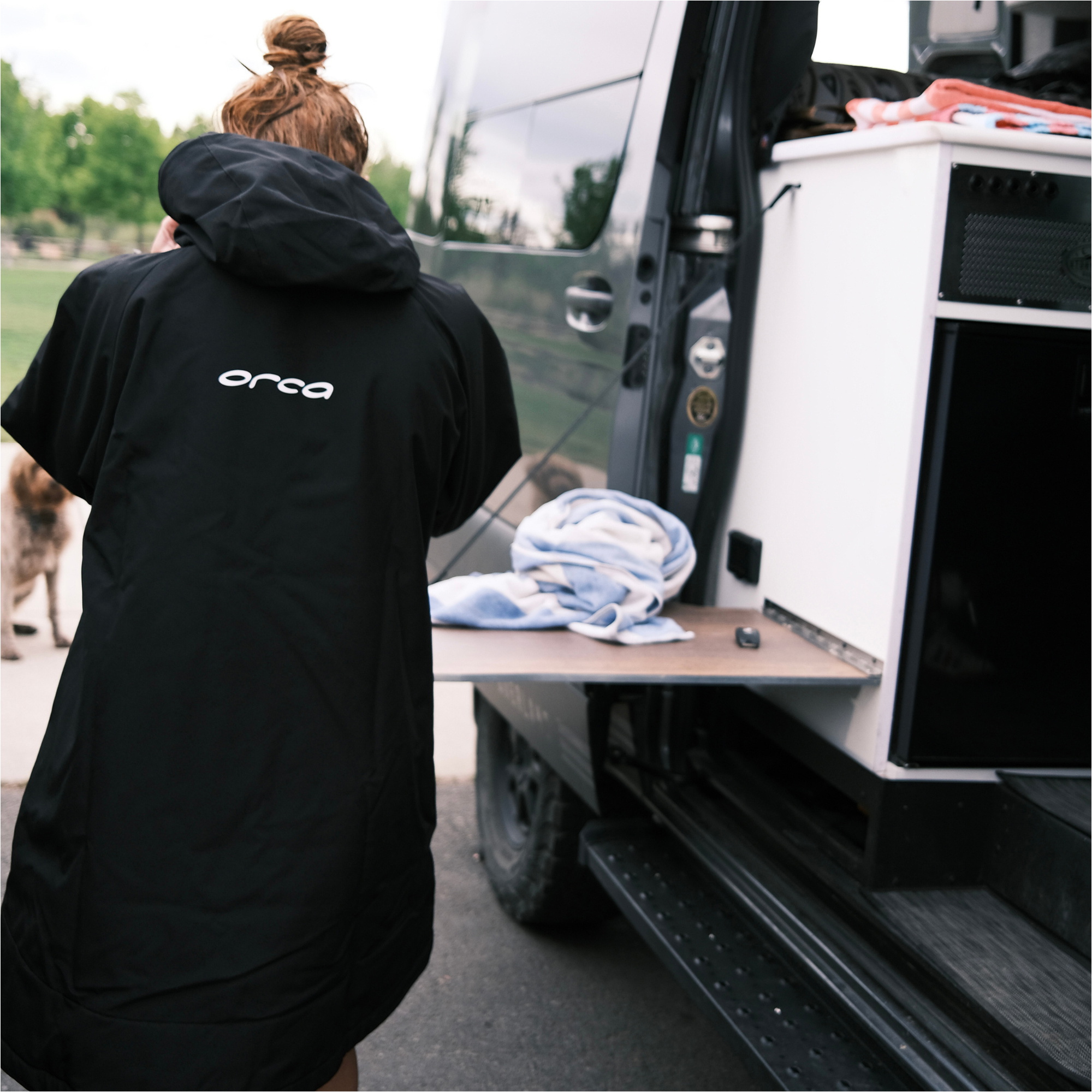 2026 Orca Thermo Parka Verandering Robe NAZ2 - Black